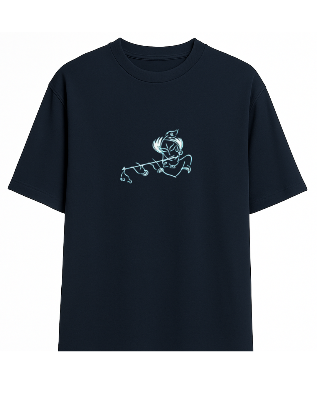 Krishna Flute Premium Oversized Unisex T- Shirt